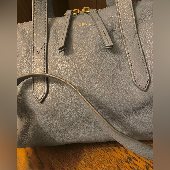 Fossil Sydney Satchel Handbag - DISCONTINUED Faded Indigo - Picture 6 of 8
